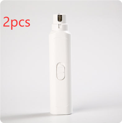 Pet Nail Grinder Battery-Powered Nail Trimmer Grooming Tool