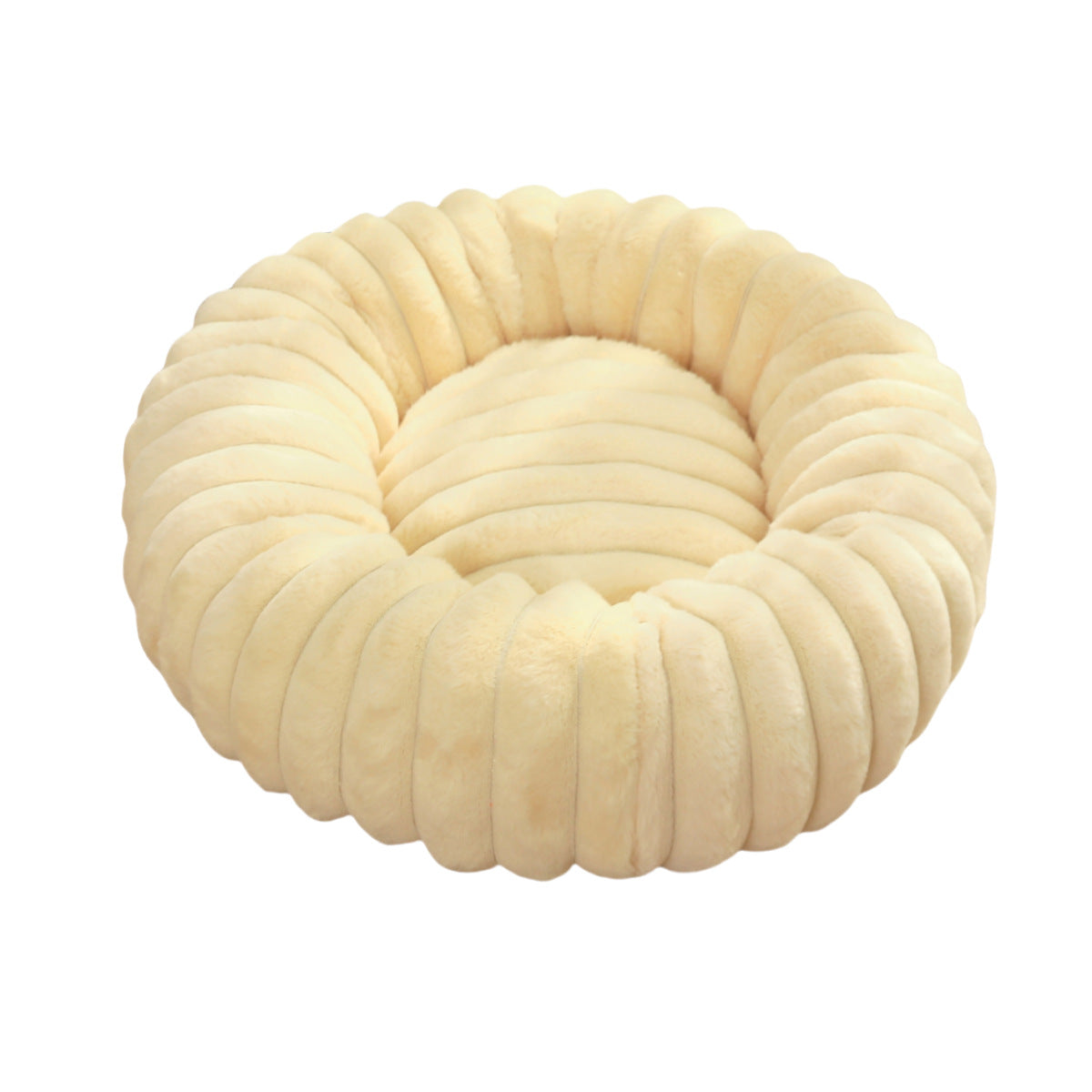 High Weight Pet Plush Round Bed Warm Winter Nest Kennel