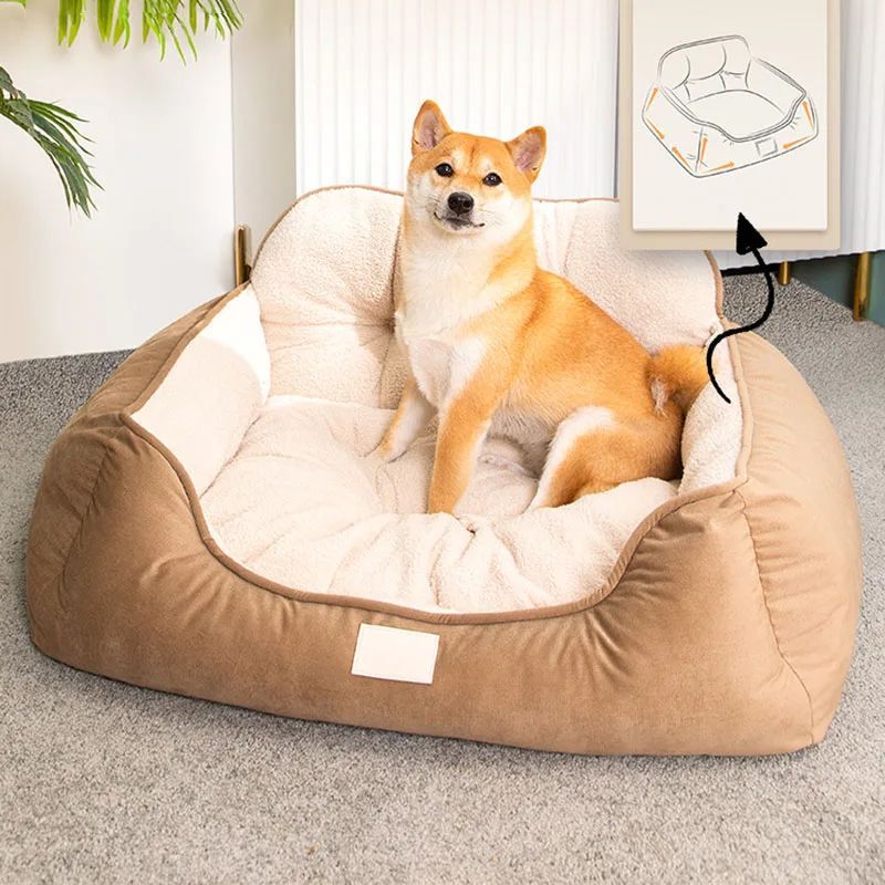 Cozy Plush Pet Bed Warm Washable Fluffy Sofa Blanket