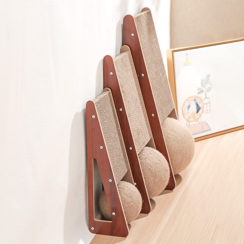 Corrugated Paper Pet Scratching Board Toy For Claw Care