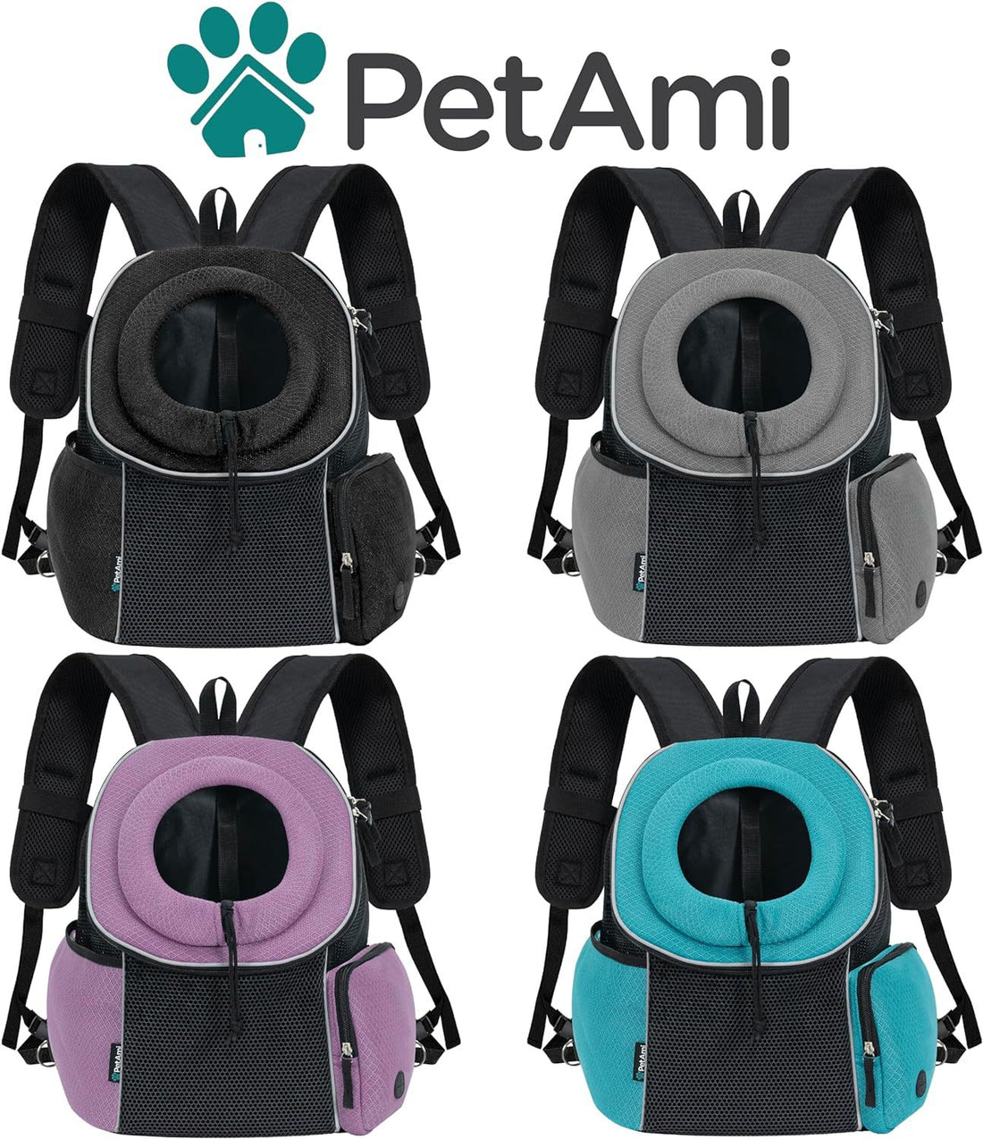 Portable Breathable Pet Carrier Backpack Bag For Outdoor Travel