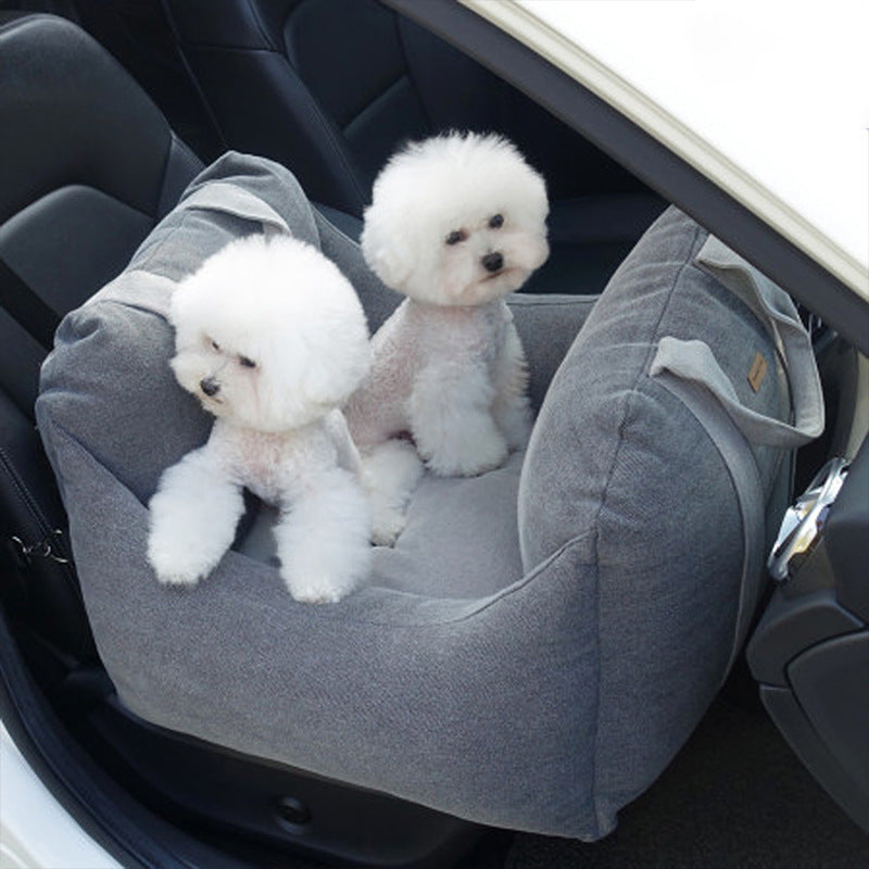 Waterproof Pet Car Seat Carrier With Breathable Mesh Design