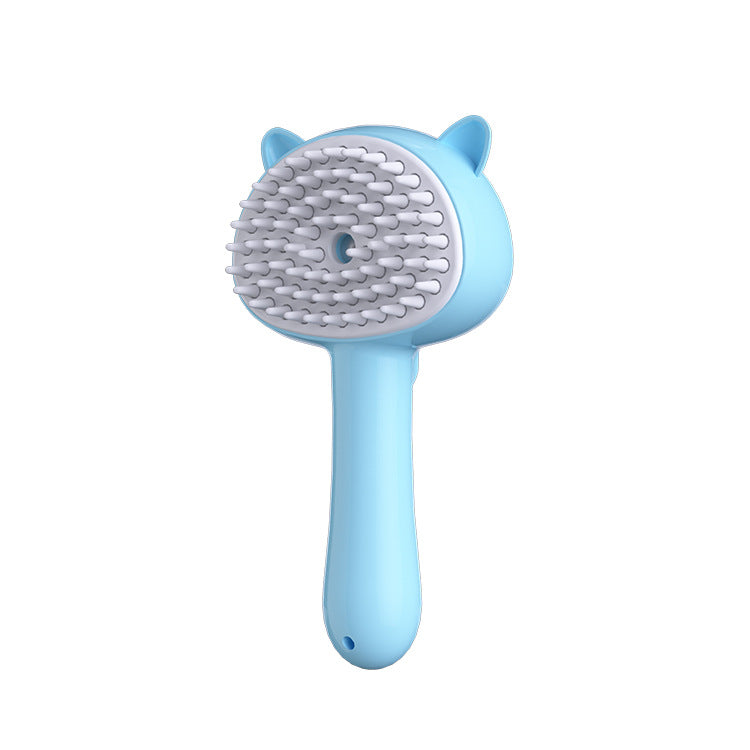 Rechargeable Pet Grooming Brush With Steam Mist Self Cleaning