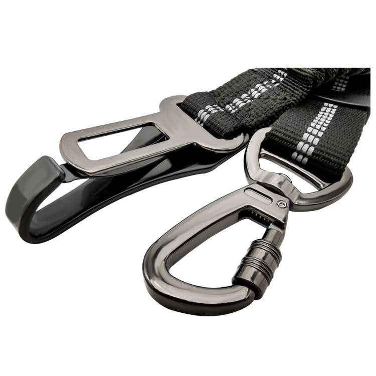 Reflective Pet Car Seat Belt Retractable Safety Strap
