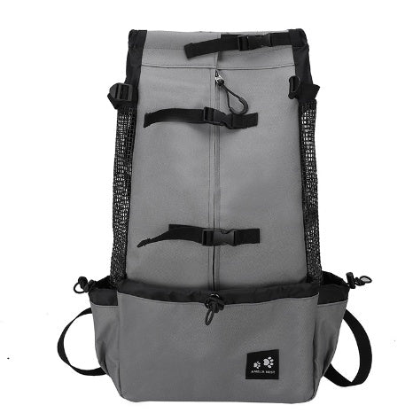 Portable Double Shoulder Pet Carrier Backpack For Outdoor Travel