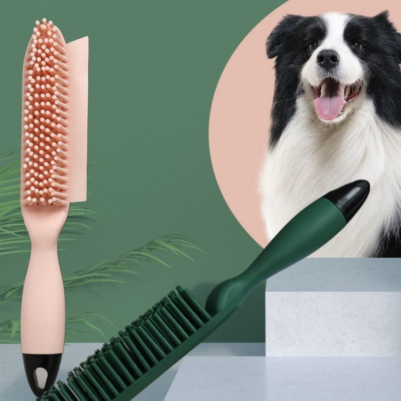 Pet Hair Remover Brush Comb With Massage And Cleaning Design