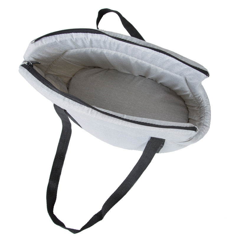 Portable Foldable Pet Carrier Bag With Breathable Mesh Design