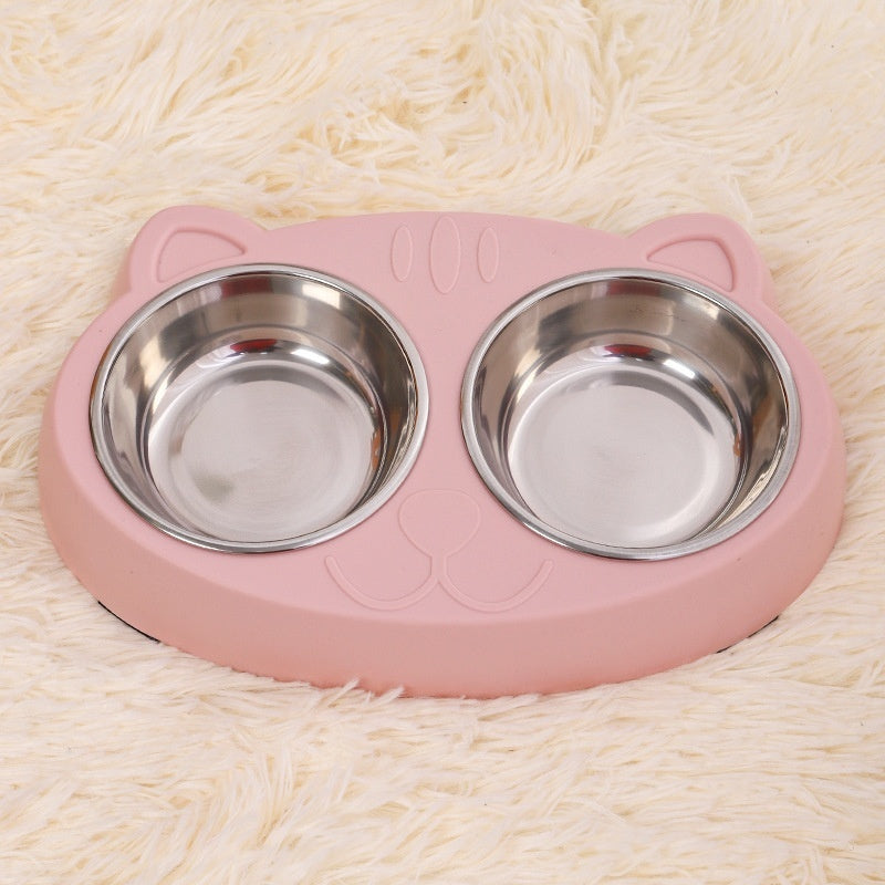 Pet Feeding Bowl Water and Food Dish