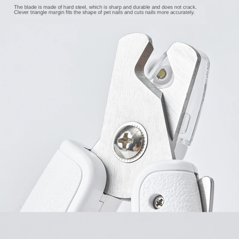 Professional Pet Nail Clipper Scissors With LED Light Trimmer