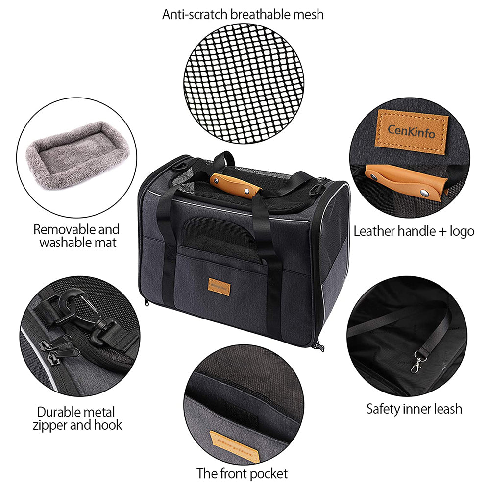 Soft Foldable Portable Pet Carrier Bag For Travel