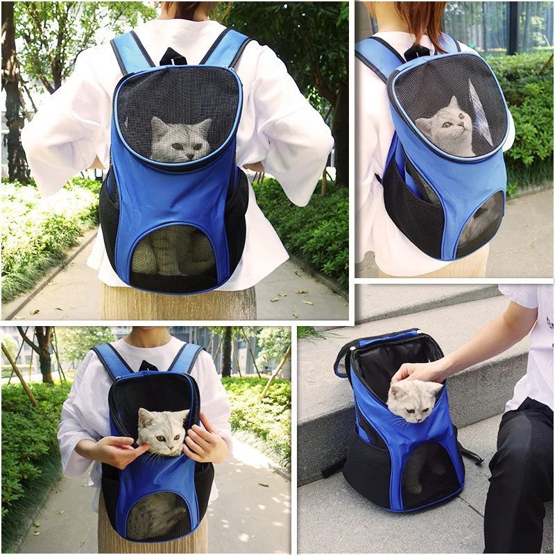 Breathable Portable Pet Carrier Backpack Bag For Outdoor Travel