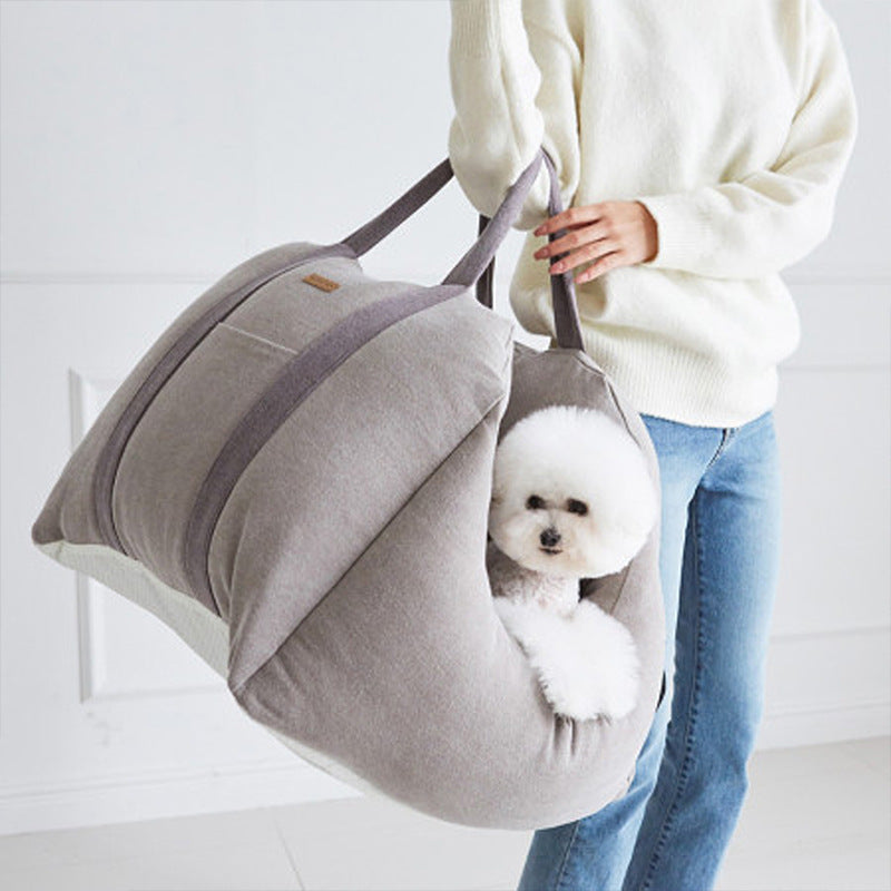 Waterproof Pet Car Seat Carrier With Breathable Mesh Design