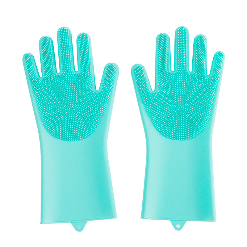 Silicone Pet Grooming Gloves Hair Comb Bath Cleaning Massage Brush