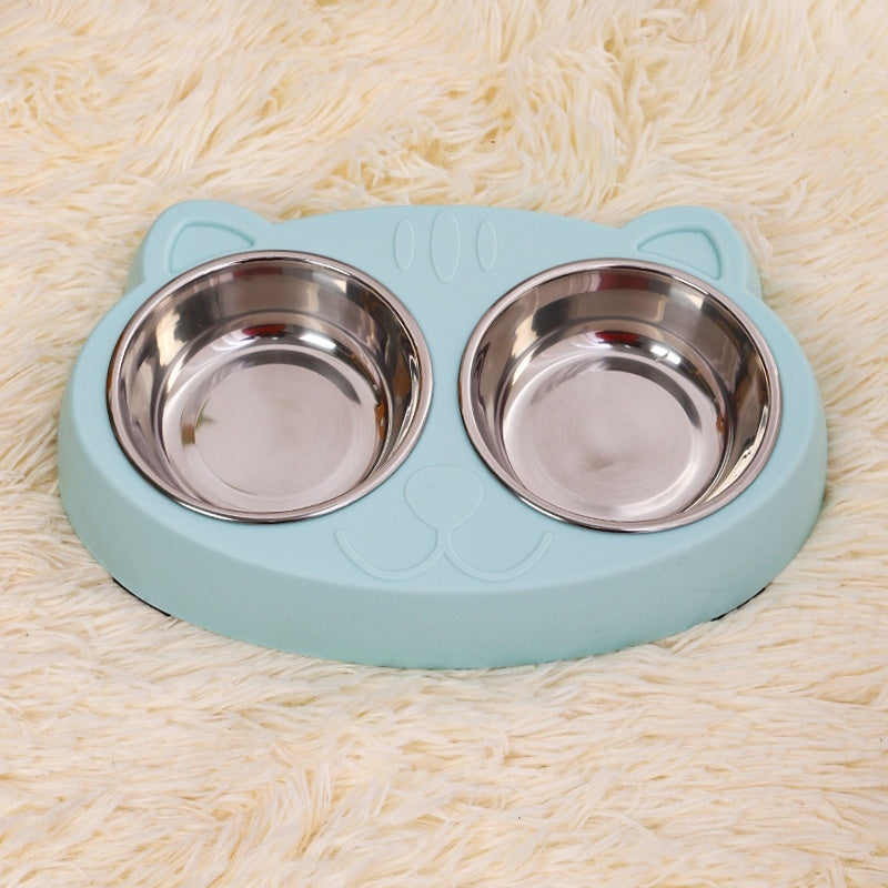 Pet Feeding Bowl Water and Food Dish