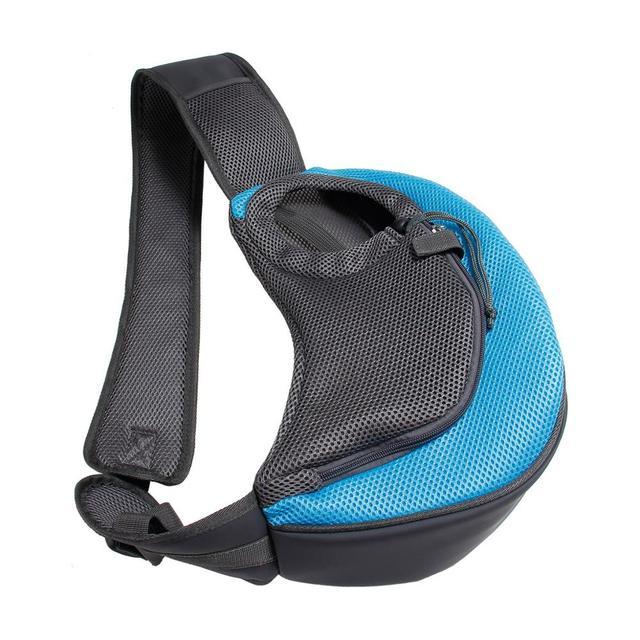 Outdoor Mesh Pet Carrier Sling Shoulder Bag For Travel Comfort