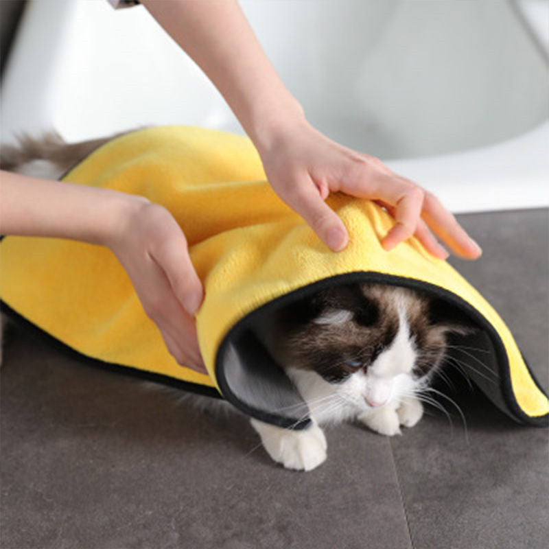 Pet Extra-Large Shower Bath Towel Quick-Dry