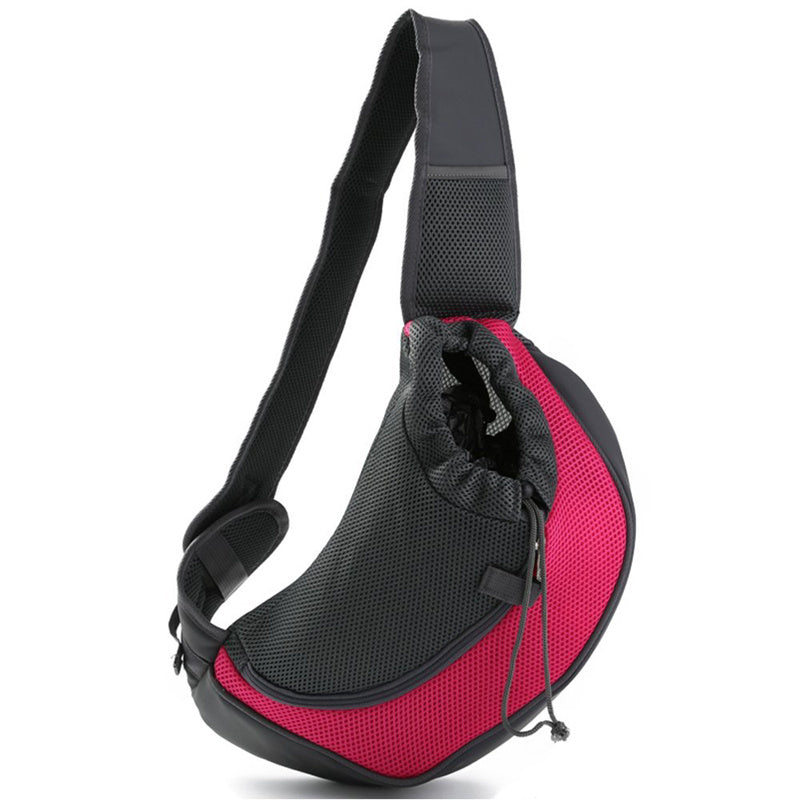 Outdoor Mesh Pet Carrier Sling Shoulder Bag For Travel Comfort