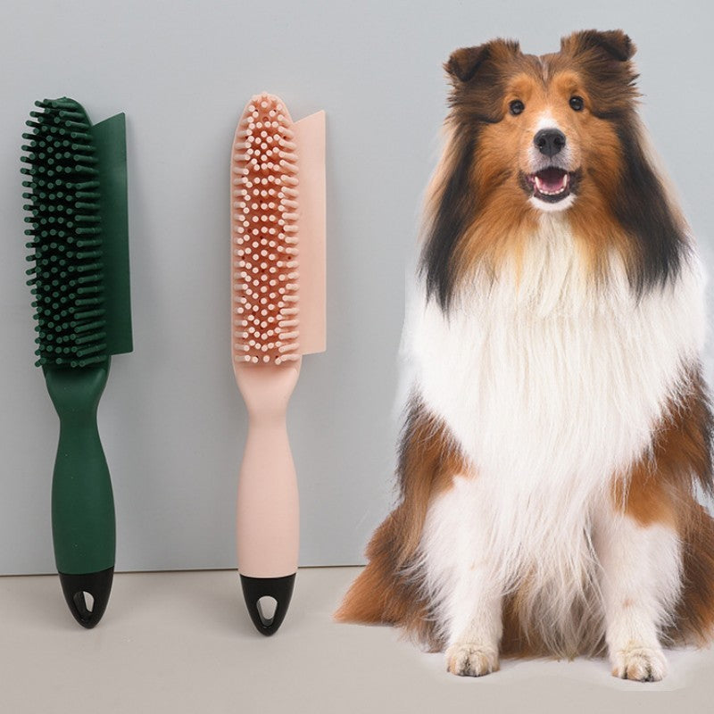 Pet Hair Remover Brush Comb With Massage And Cleaning Design