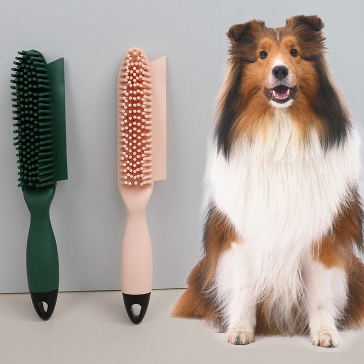 Pet Hair Remover Brush Comb With Massage And Cleaning Design