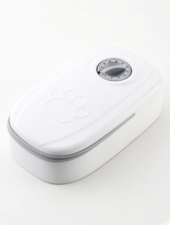 Automatic Pet Feeder With Timer And Stainless Steel Bowl