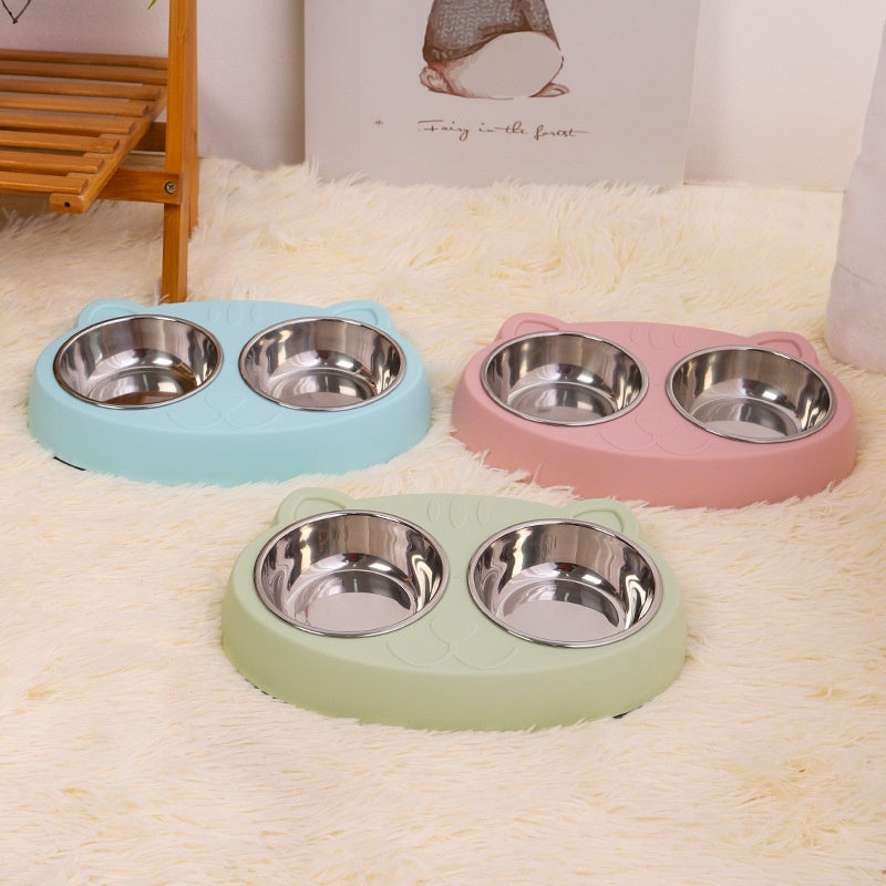Pet Feeding Bowl Water and Food Dish