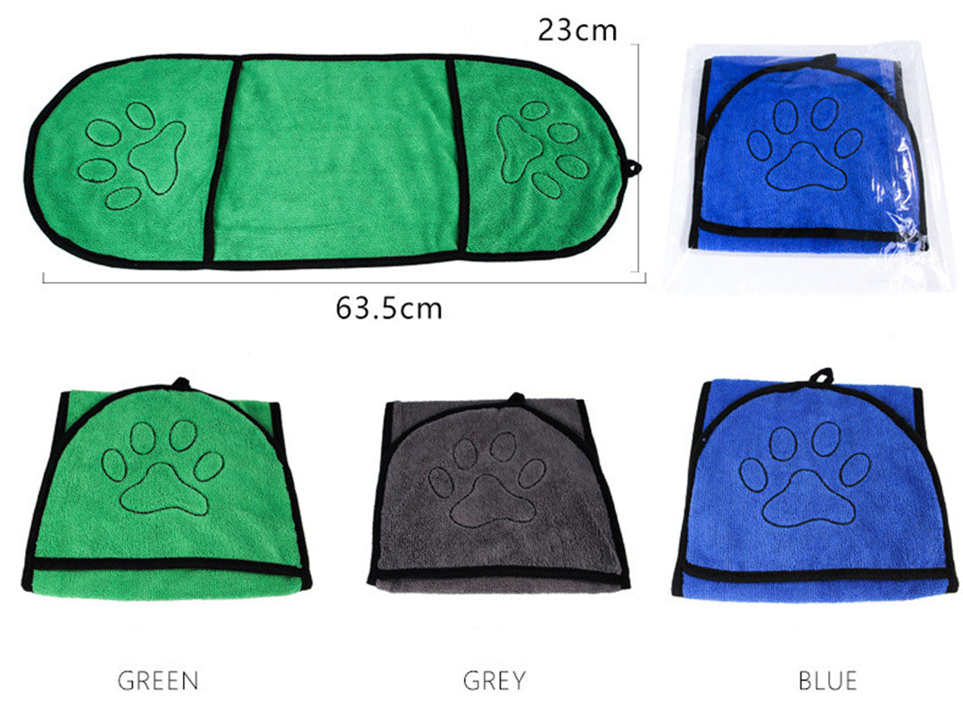 Pet Absorbent Bath Towel Quick-Dry Cleaning