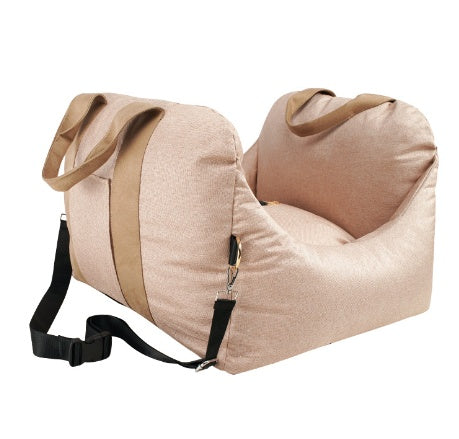 Waterproof Pet Car Seat Carrier With Breathable Mesh Design
