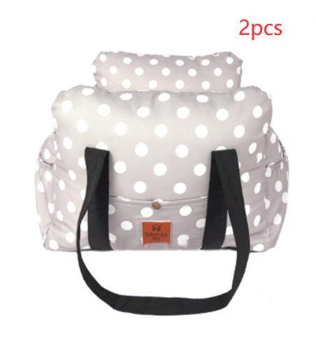 Portable Pet Car Carrier With Secure Safety Travel Design