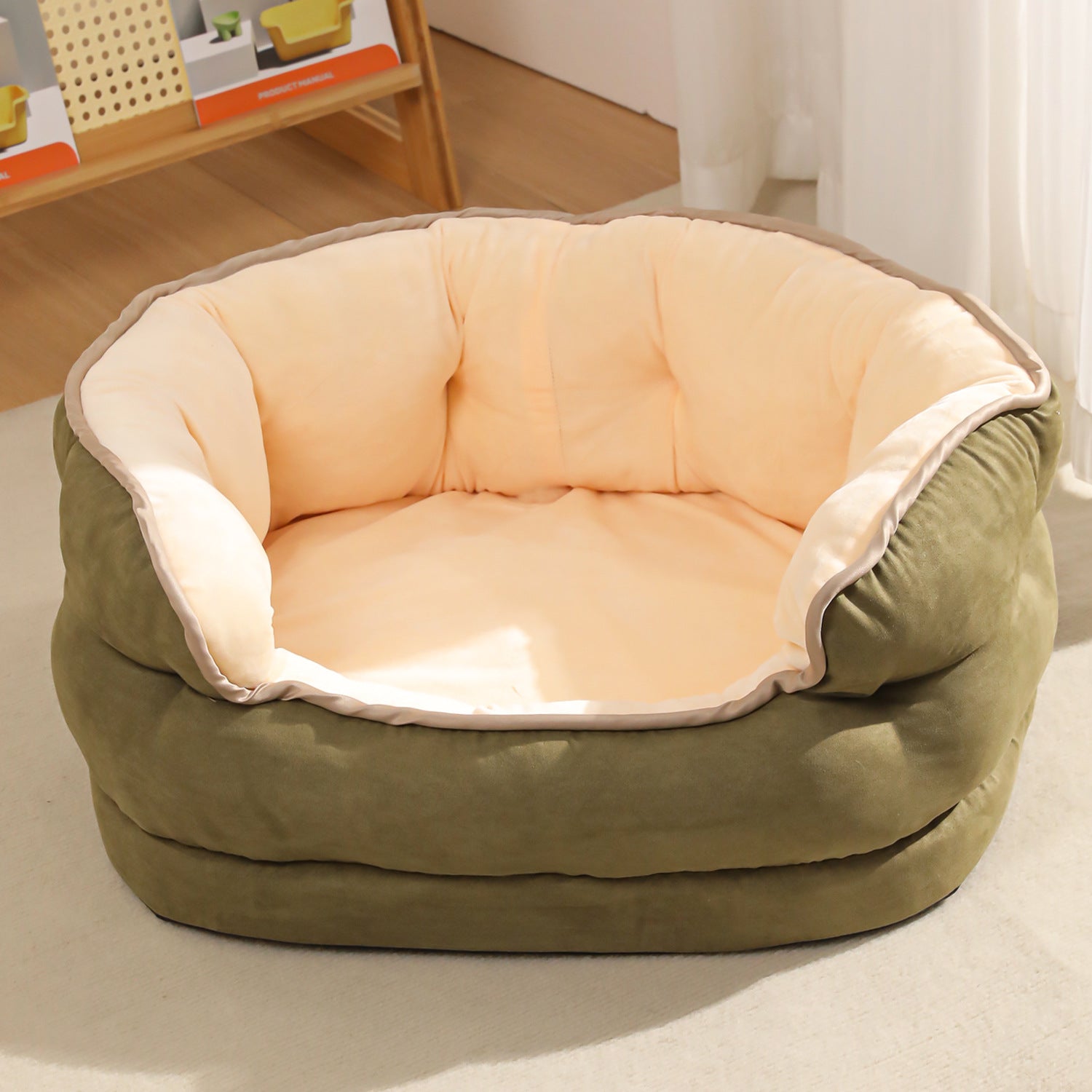 Plush Pet Sofa Bed Thickened Washable Warm Comfortable Mattress