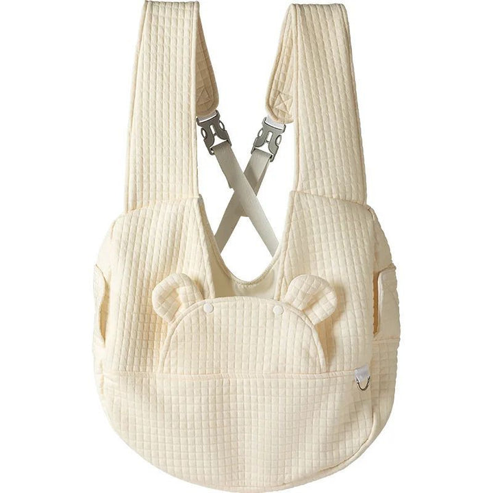 Breathable Pet Backpack Carrier With Cross Design For Travel