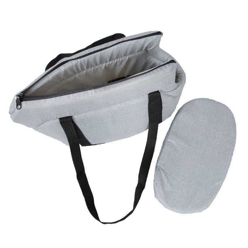Portable Foldable Pet Carrier Bag With Breathable Mesh Design