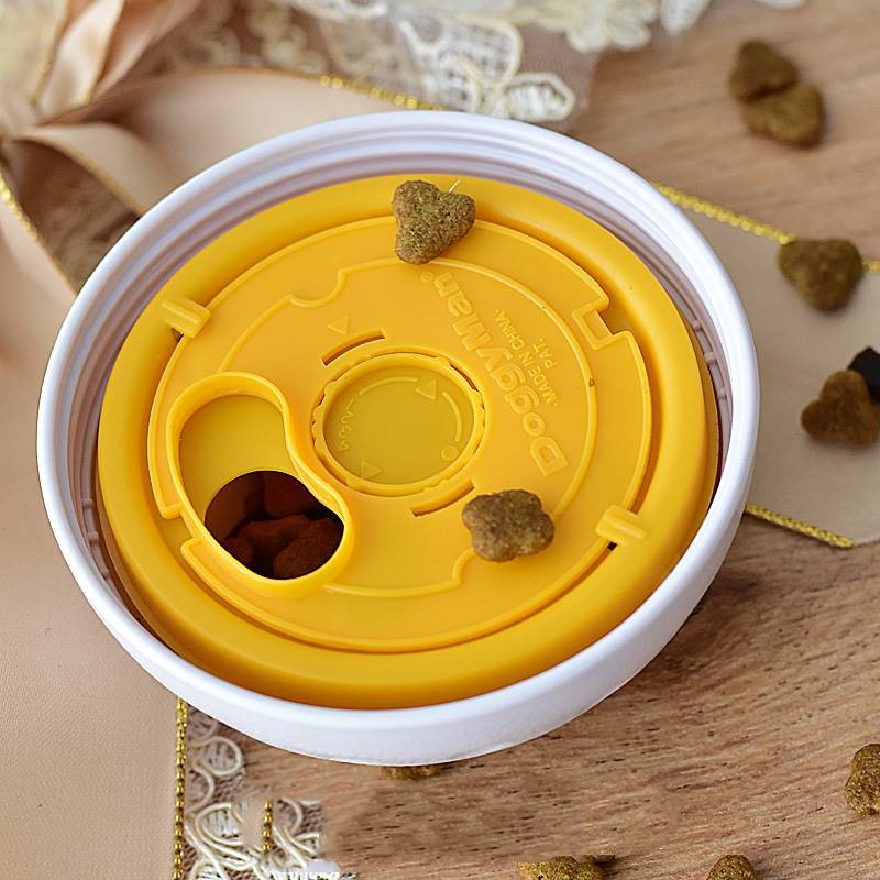 Interactive Pet Tumbler Puzzle Toy With Food Dispensing Ball