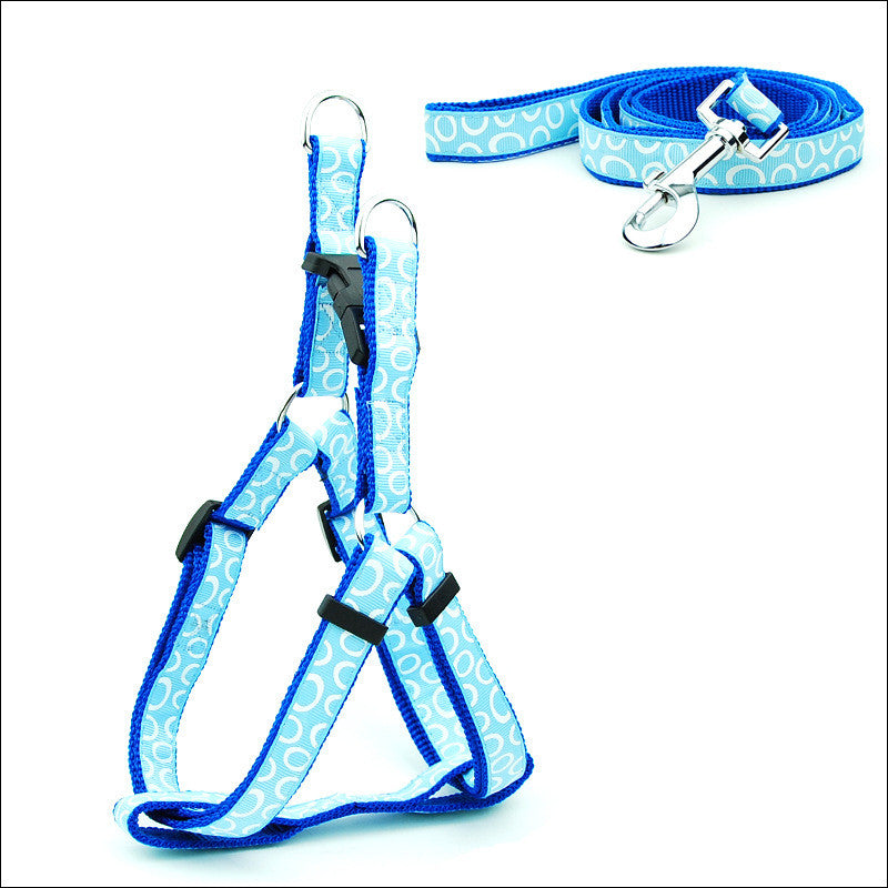 Pet Chest Strap Harness And Leash Set For Daily Walking