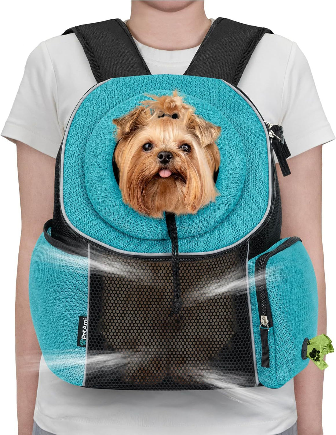 Portable Breathable Pet Carrier Backpack Bag For Outdoor Travel