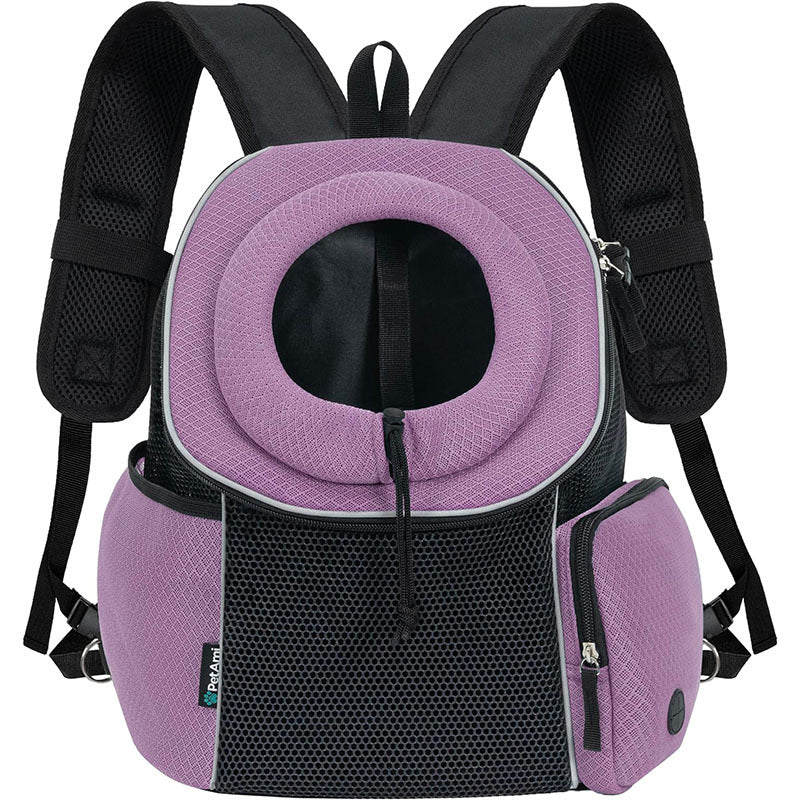 Portable Breathable Pet Carrier Backpack Bag For Outdoor Travel