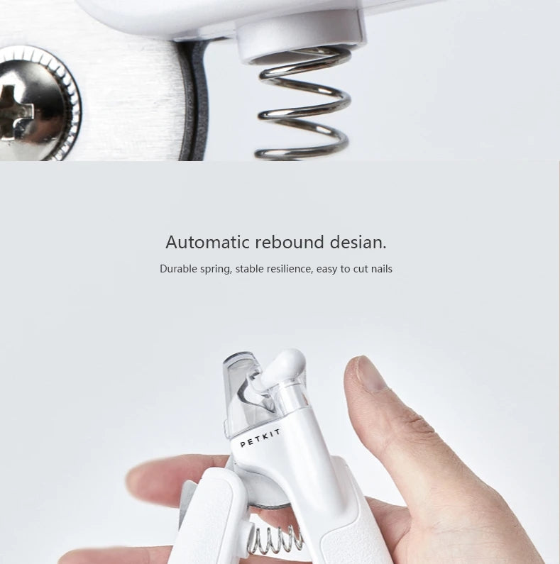 Professional Pet Nail Clipper Scissors With LED Light Trimmer