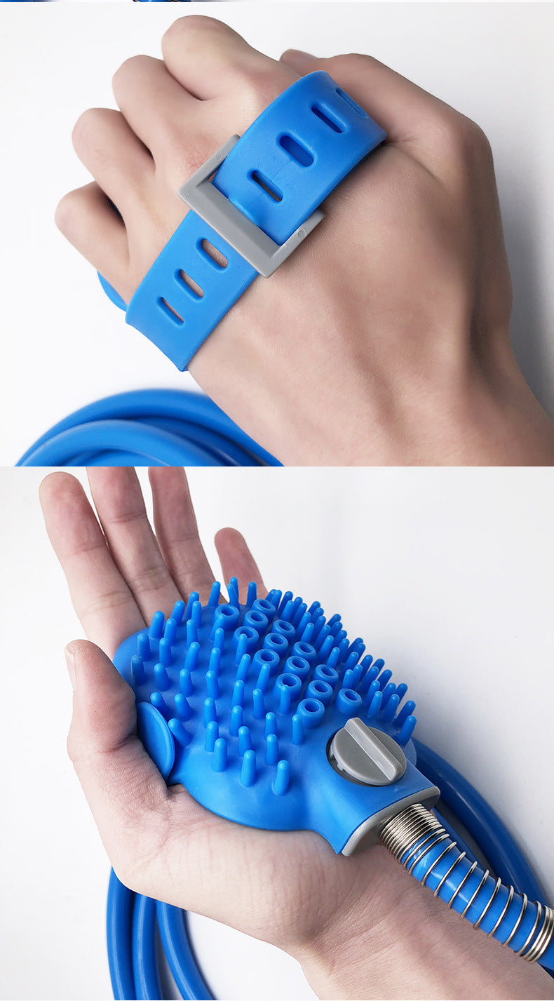 Pet Bathing Gloves Handheld Silicone Massage Shower Brush