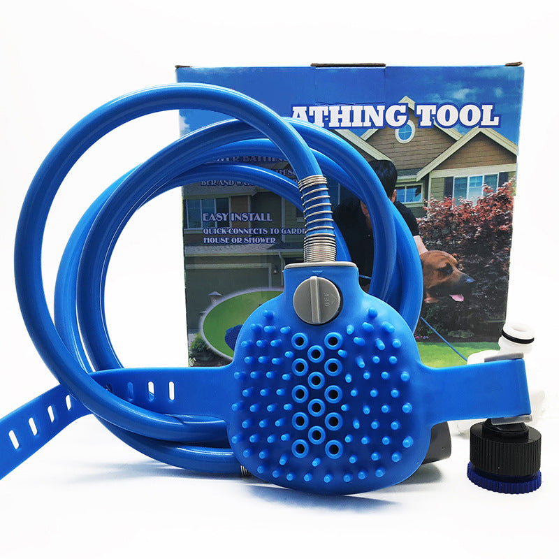 Pet Bath Brush Outdoor Shower Cleaning Tool