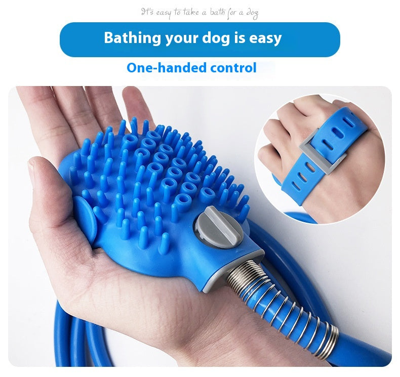 Pet Bathing Gloves Handheld Silicone Massage Shower Brush