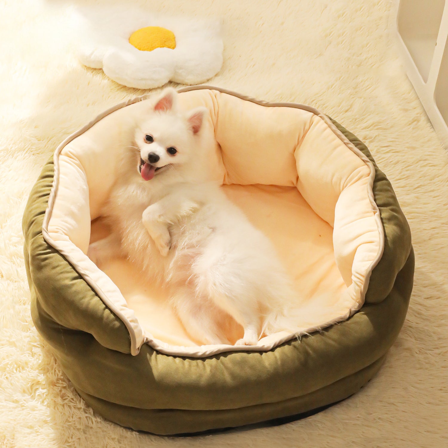 Plush Pet Sofa Bed Thickened Washable Warm Comfortable Mattress