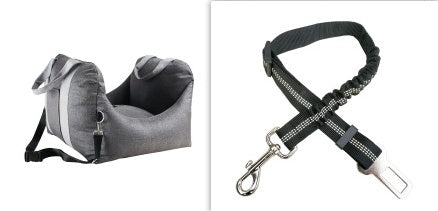 Waterproof Pet Car Seat Carrier With Breathable Mesh Design