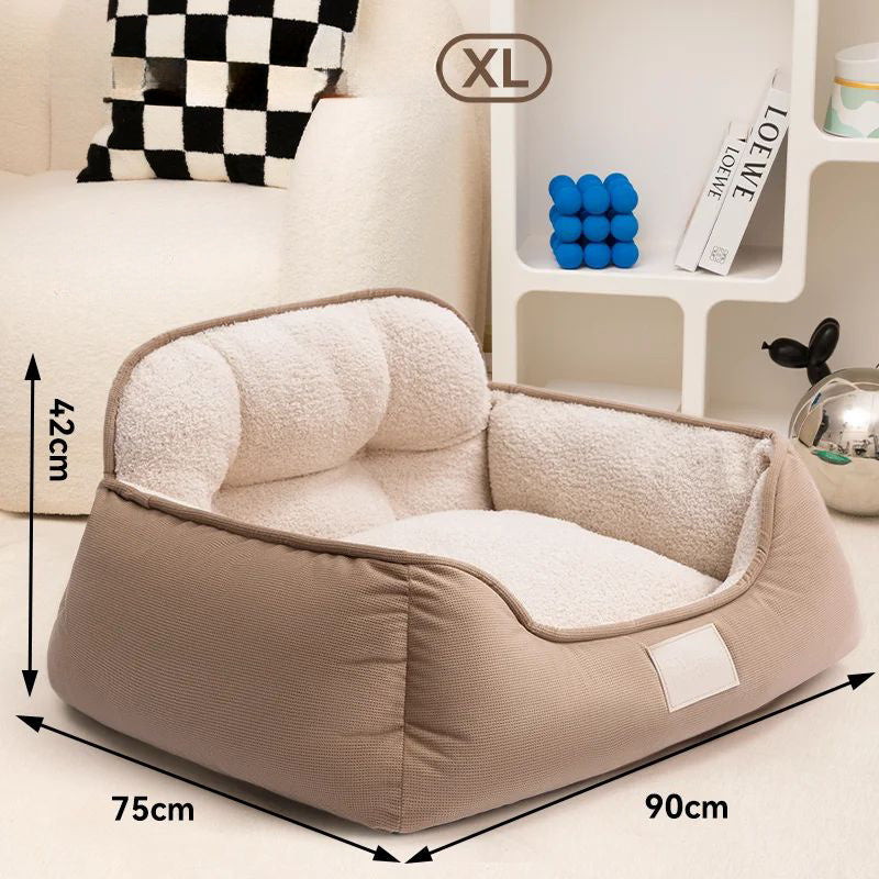 Cozy Plush Pet Bed Warm Washable Fluffy Sofa Blanket
