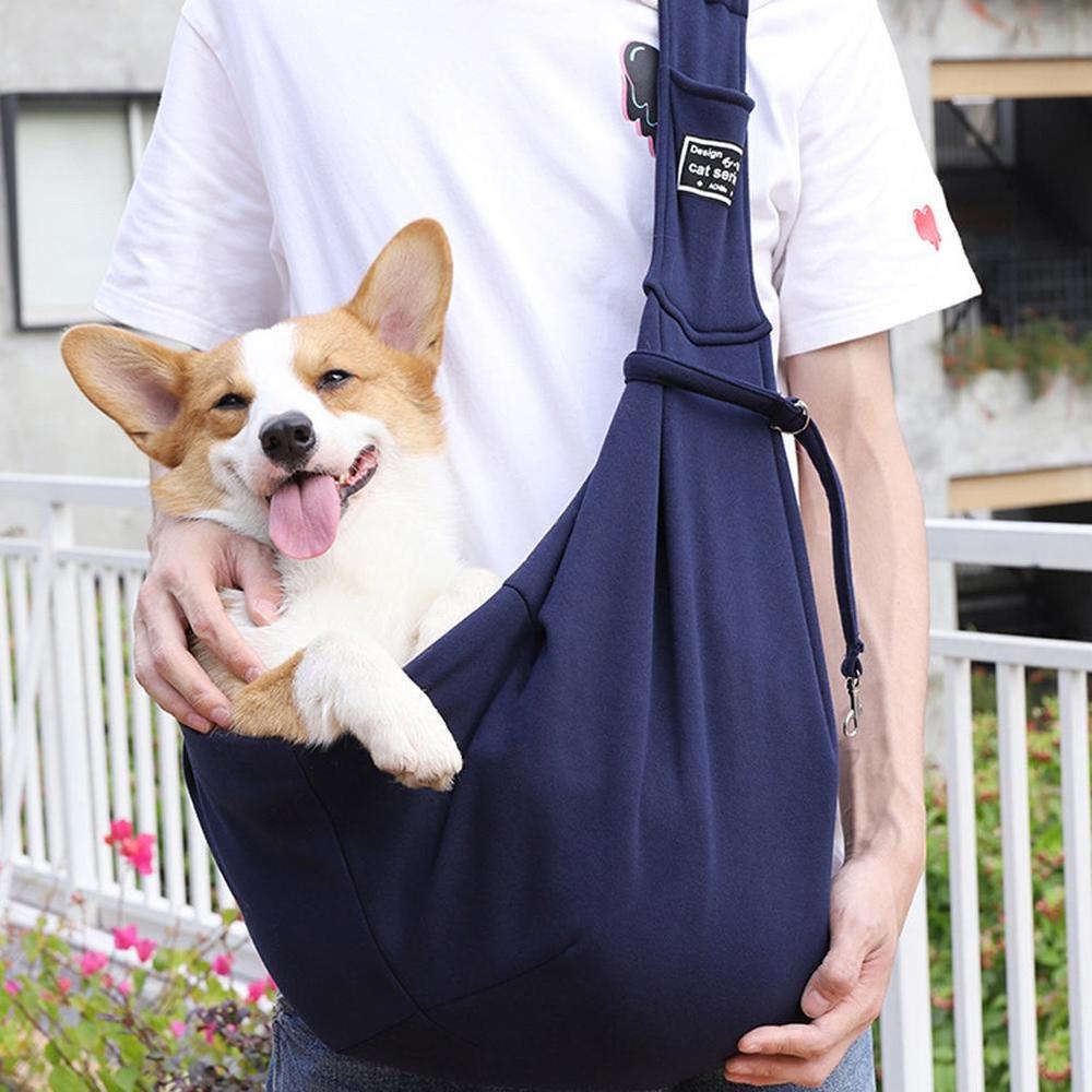 Breathable Pet Travel Sling Carrier Bag For Outdoor Hiking
