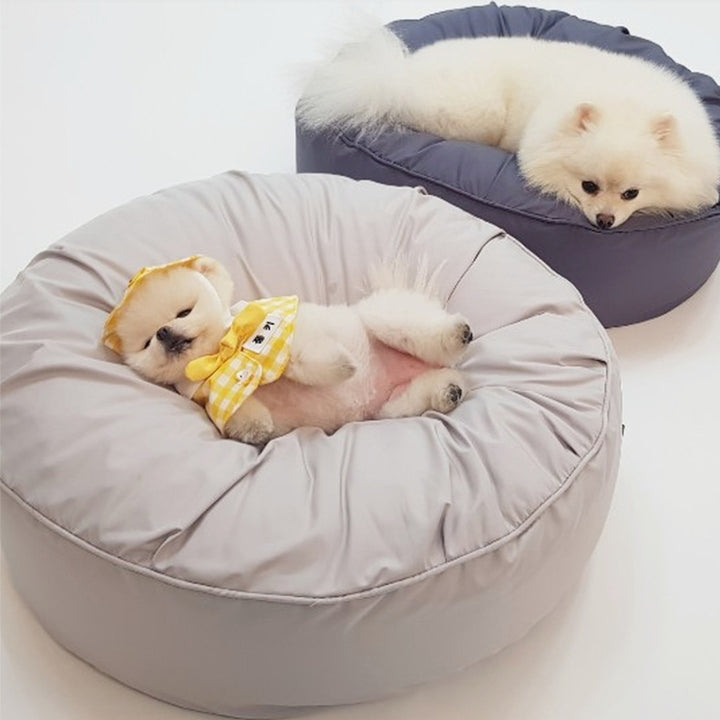 Large Round Pet Bed With Removable Washable Moisture Proof Cover