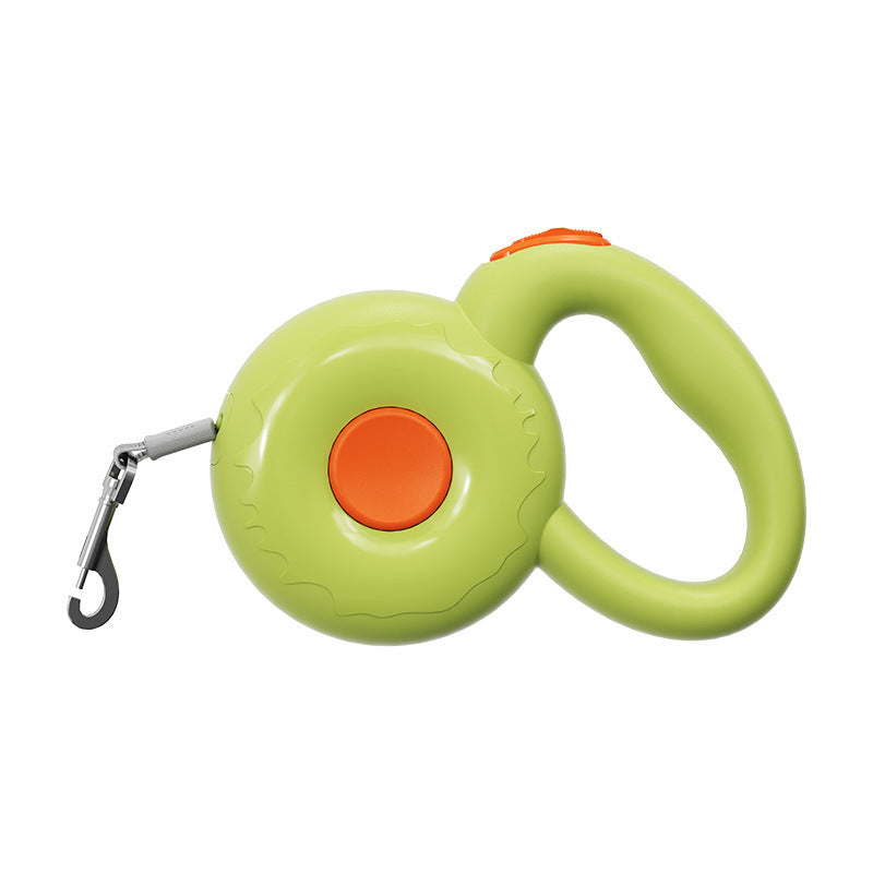 Retractable Pet Leash With Reflective Rope For Safe Walking