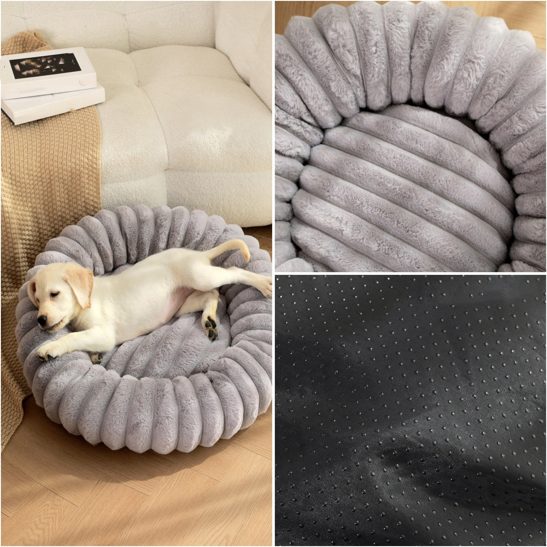 High Weight Pet Plush Round Bed Warm Winter Nest Kennel