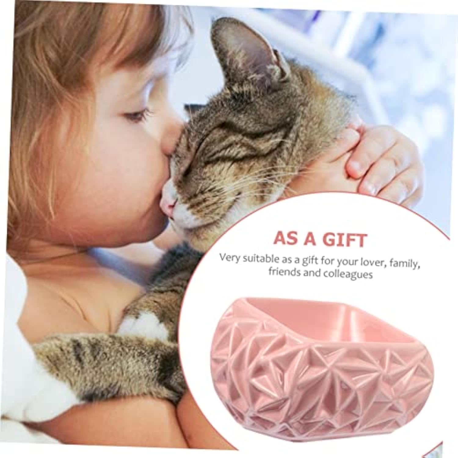 Ceramic Pet Feeding Bowl With Cute Design For Food And Water