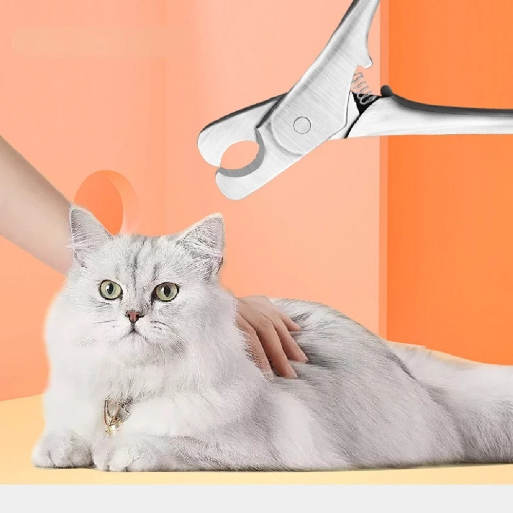 Professional Pet Nail Clipper With Sharp Stainless Steel Blades