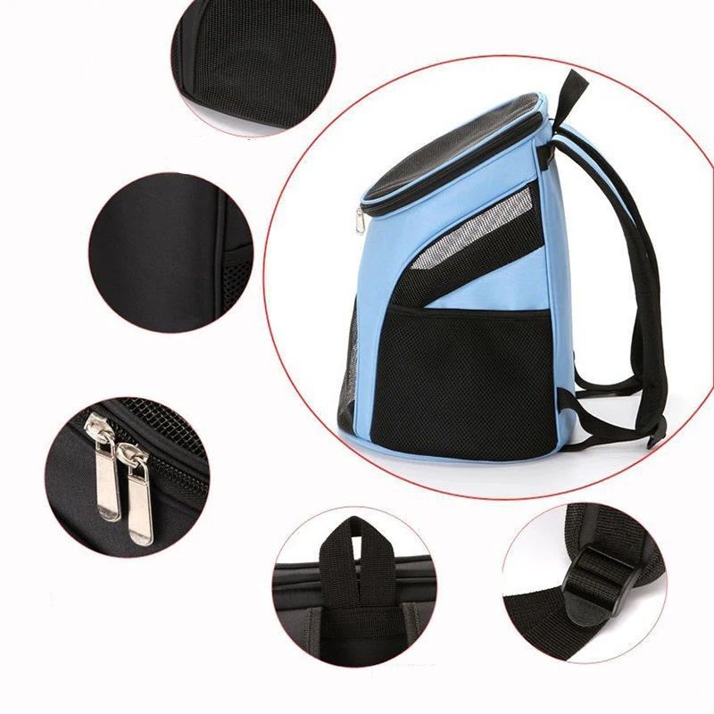 Breathable Portable Pet Carrier Backpack Bag For Outdoor Travel