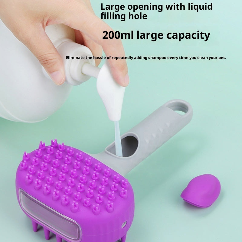 Pet Shower Brush Bathing Hair Cleaning Tool